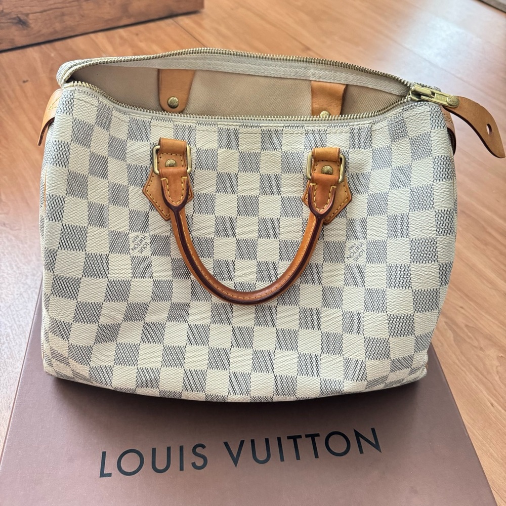Louis Vuitton - Damier Azur Speedy 30 - Authentic